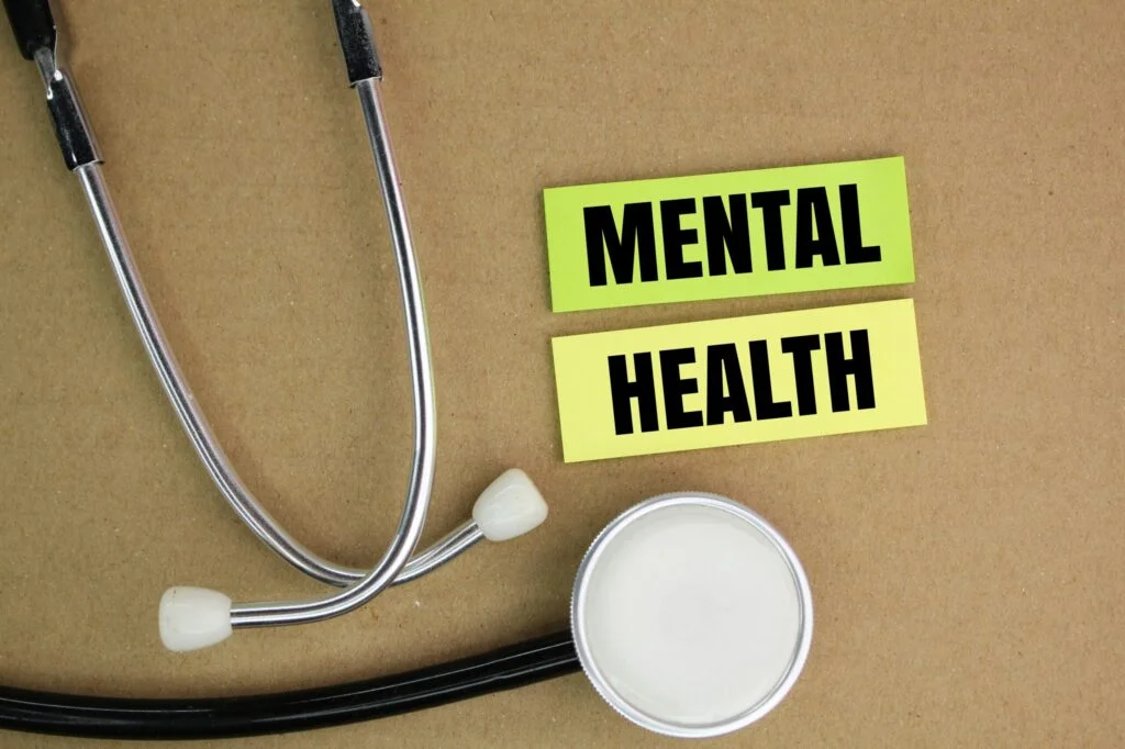 stethoscope and colored paper with the word mental 2025 03 06 00 33 23 utc